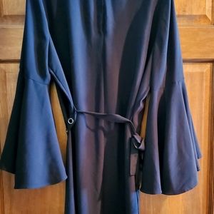 Vera Wang Dress size large Black with belt brand new with tags